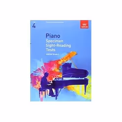 ISBN Piano Specimen Sight-Reading Tests: Grade 4, Musique, Anglais, 16 pages