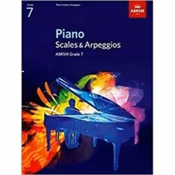 ISBN ABRSM Piano Scales and Arpeggios : Grade 7, Musique, Anglais, 24 pages