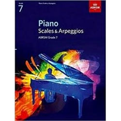 ISBN ABRSM Piano Scales and Arpeggios : Grade 7 livre Musique Anglais