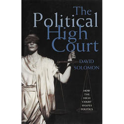Allen & Unwin The Political High Court livre politique Anglais