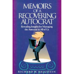 ISBN Memoirs of a Recovering Autocrat livre Couverture rigide