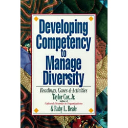 ISBN Developing Competency to Manage Diversity livre