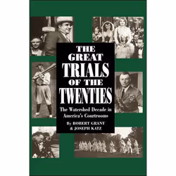ISBN The Great Trials Of The Twenties, Loi, Anglais, Couverture rigide
