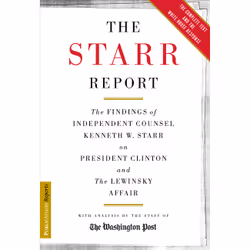 ISBN The Starr Report, politique, Anglais, Livre broché, 480 pages