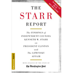 ISBN The Starr Report livre politique Anglais