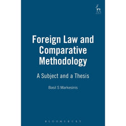 ISBN Foreign Law and Comparative Methodology (A Subject and a Thesis) livre Loi Anglais Couverture rigide