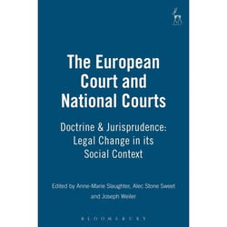 ISBN The European Court and National Courts (Doctrine & Jurisprudence: Legal Change in its Social Context) livre Loi Anglais Couverture rigide