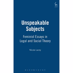 ISBN Unspeakable Subjects (Feminist Essays in Legal and Social Theory), Loi, Anglais, Couverture rigide, 320 pages