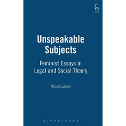 ISBN Unspeakable Subjects (Feminist Essays in Legal and Social Theory) livre Loi Anglais Couverture rigide
