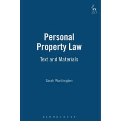 ISBN Personal Property Law (Text and Materials) livre Loi Anglais Couverture rigide