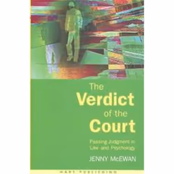 Allen &amp; Unwin The Verdict of the Court, Loi, Anglais, Couverture rigide, 231 pages