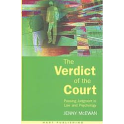 Allen & Unwin The Verdict of the Court livre Loi Anglais Couverture rigide