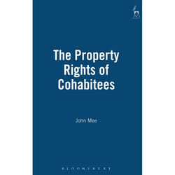 ISBN The Property Rights of Cohabitees livre Loi Anglais Couverture rigide