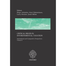 ISBN Critical Issues in Environmental Taxation ( Volume II: International Comparative Perspectives ) livre