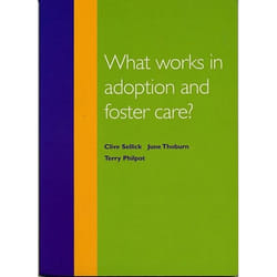 UBC Press What Works in Adoption and Foster Care? livre