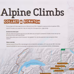 Lovell Johns MAPS.COL.ALPCLIM carte géographique Alpes - Vue supplémentaire 5