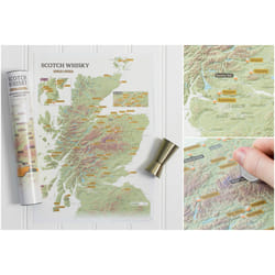 Lovell Johns MAPS.COL.WHISKY carte géographique Royaume-Uni