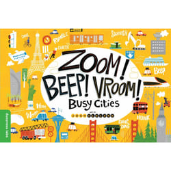 Sourcebooks Zoom! Beep! Vroom! Busy Cities livre Pour enfants Anglais Couverture rigide