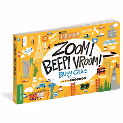 Sourcebooks Zoom! Beep! Vroom! Busy Cities livre Pour enfants Anglais Couverture rigide