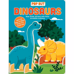 Sourcebooks Pop Out Dinosaurs, Dinosaures, Anglais, Couverture rigide, 12 pages