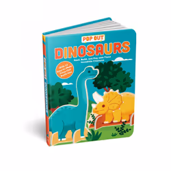 Sourcebooks Pop Out Dinosaurs livre Dinosaures Anglais Couverture rigide