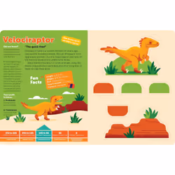 Sourcebooks Pop Out Dinosaurs livre Dinosaures Anglais Couverture rigide