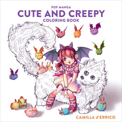 ISBN Pop Manga Cute and Creepy Coloring Book