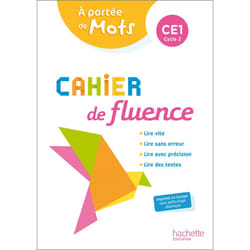 Cahier de fluence CE1 - A portée de mots - Cahier élève - Ed. 2022 (Broché)