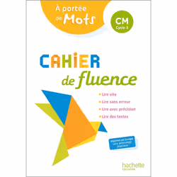ISBN Cahier de fluence CM - A portée de mots - Cahier élève - Ed. 2022, Éducatif, Français, 80 pages