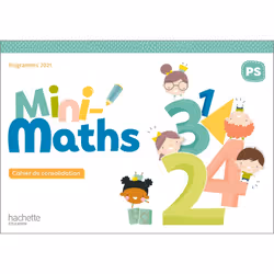 ISBN Mini-Maths Petite section - Cahier de consolidation - Ed. 2022, Éducatif, Français, 52 pages