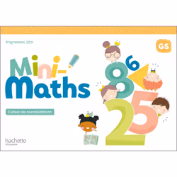 ISBN Mini-Maths Grande section - Cahier de consolidation - Ed. 2022, Éducatif, Français, 52 pages