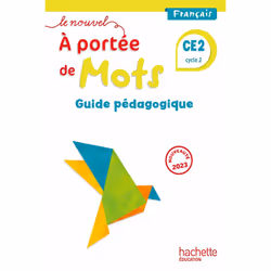 ISBN Le nouvel A portée de mots CE2 - Guide pédagogique - Ed. 2023, Éducatif, Français, 180 pages