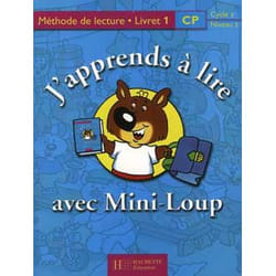 J'apprends à lire avec Mini-Loup CP - Livret 1 broché - Ed.2000