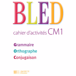 ISBN Bled CM1 - Cahier d'activités - Ed.2008, Éducatif, Français, 64 pages