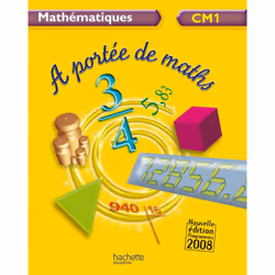 ISBN A portée de maths CM1 - Livre de l'élève - Ed.2009, Éducatif, Français, 176 pages