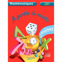 ISBN A portée de maths CE1 - Livre de l'élève - Ed. 2012, Éducatif, Français, 128 pages