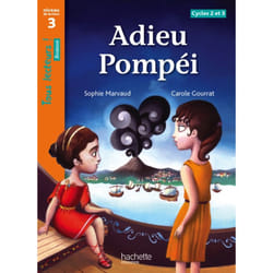 Adieu Pompéi Niveau 3 - Tous lecteurs ! Roman - Livre élève