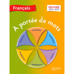 ISBN A portée de mots - Français CE1-CE2 - Livre élève - Ed. 2014, Éducatif, Français, 224 pages