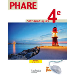 Phare Mathématiques 4e - Livre élève Format compact - Edition 2011 (Broché)