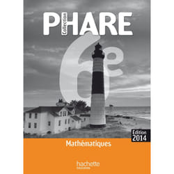 Phare Mathématiques 6ème livre professeur