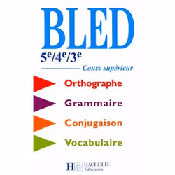 ISBN Bled 5e à 3e / BEP / Cours supérieur - Livre de l'élève - Edition 2000, Éducatif, Français, 288 pages