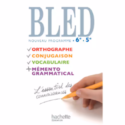 ISBN Bled 6e/5e - Livre élève - Edition 2009, Éducatif, Français, 168 pages