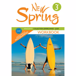 ISBN New Spring 3e LV1 - Anglais - Workbook - Edition 2009, Éducatif, Français, 128 pages