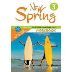 New Spring 3e LV1 - Anglais - Workbook - Edition 2009 (Broché)