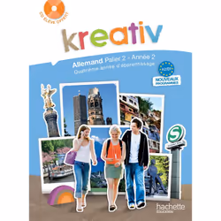 ISBN Kreativ Palier 2 Année 2 - Allemand - Livre de l'élève - Edition 2010, Éducatif, Français, 176 pages