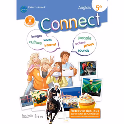 ISBN Connect 5e / Palier 1 année 2 - Anglais - Livre de l'élève - Edition 2012, Éducatif, Français, 176 pages