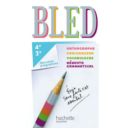 Bled Français 4e/3e - Livre élève - Edition 2012 (Cartonné)
