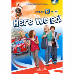 ISBN Here we go! anglais 6e - Livre de l'élève + CD audio élève inclus - Edition 2014, Éducatif, Français, 176 pages
