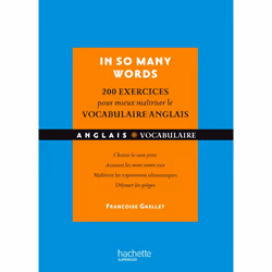 ISBN In so many words, Éducatif, Français, 176 pages