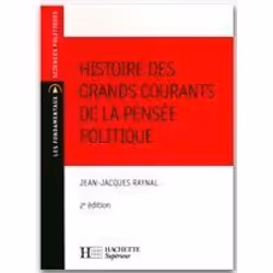 ISBN Histoire Des Grands Courants De La Pensee Politique, politique, Français, Livre broché